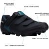 imageSHIMANO SHXC100 Indoor and Outdoor Cycling Performance ShoeBlack