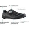 imageSHIMANO SHRC502 Lightweight Mens Road Cycling Shoe Packed with Pro FeaturesBlack