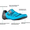 imageSHIMANO SHRC502W Lightweight Womens Road Cycling Shoe Packed with Pro FeaturesTurquoise