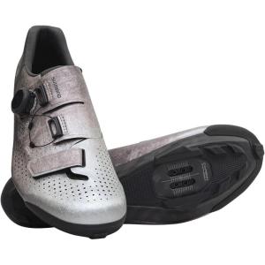 imageSHIMANO SHRX801 Mens Ultralight High Performance Gravel Racing ShoeSilver