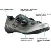imageSHIMANO SHRC702 CompetitionLevel Mens Road Cycling ShoeBlack