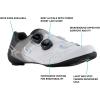 imageSHIMANO SHRC702 CompetitionLevel Mens Road Cycling ShoeWhite